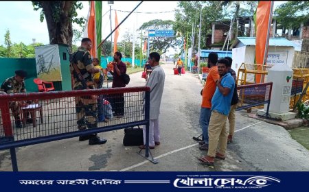 পাঁচ দিন পর আখাউড়া ইমিগ্রেশন দিয়ে যাত্রী পারাপার শুরু 