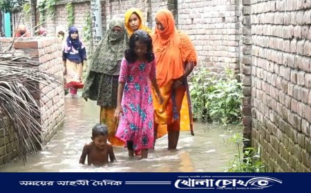 খোকসায় পানিবন্দী ৩০ পরিবার, দুর্ভোগ চরমে