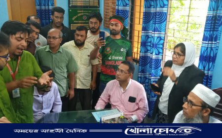 ফরিদপুরে বৈষম্য বিরোধী ছাত্র আন্দোলনের কর্মসূচি অনুষ্ঠিত 