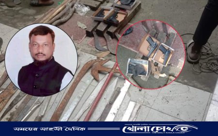 নোয়াখালীতে বিপুল পরিমাণে আগ্নেয়াস্ত্রসহ ইউপি চেয়ারম্যান গ্রেপ্তার