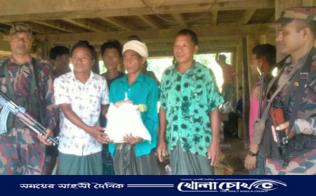 সিমান্তে শতাধিক পরিবারের জন্য পর্যাপ্ত পরিমানে খাদ্য মজুদ হয়েছে