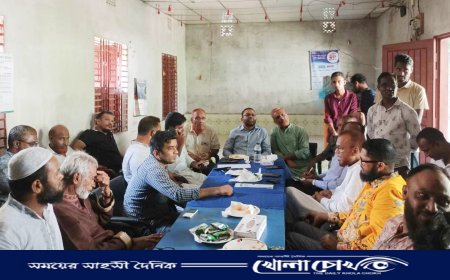 প্রেসক্লাব পাটগ্রাম সাংবাদিকদের সাথে মত বিনিময় করেন জামায়াতের আনোয়ারুল ইসলাম রাজু