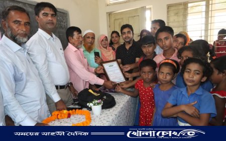 শিক্ষকের বিদায় সংবর্ধনা 