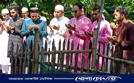 আত্রাইয়ে শহীদ শেখ ফাহমিন জাফরের কবর জিয়ারত করেন ছাত্রদল
