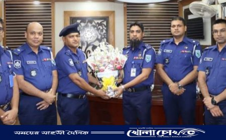 লালমনিরহাটে নবাগত পুলিশ সুপারের যোগদান