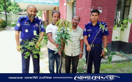 শ্রীপুরে সবুজ আন্দোলনের বৃক্ষরোপণ কর্মসূচী ও ইউনিয়ন কার্যালয় এর শুভ উদ্বোধন