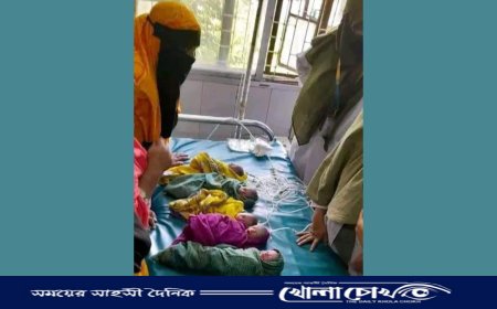 রাজশাহী মেডিকেলে একসাথে ৫ পুত্রসন্তানের জন্ম দিলো নওগাঁর মেরিনা