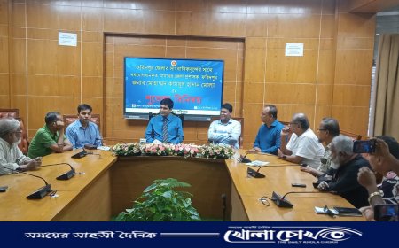 ফরিদপুরে নবাগত জেলা প্রশাসকের সঙ্গে সাংবাদিকদের শুভেচ্ছা বিনিময় অনুষ্ঠিত 