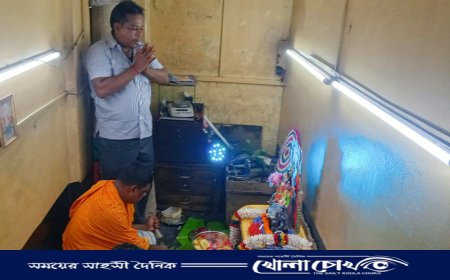 ফরিদপুরে পালিত হচ্ছে বিশ্বকর্মা পূজা