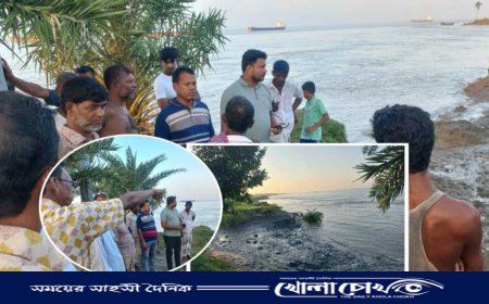 হাতিয়ায় নদী ভাঙ্গন রোধে জিও ব্যাগের আশ্বাস পানি উন্নয়ন বোর্ডের