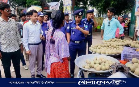 ব্রাহ্মণবাড়িয়ায় পুলিশ ও পৌরসভার যৌথ অভিযান শুরু