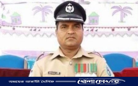 হাতীবান্ধায় নবাগত ওসি মাহমুদুন্নবী যোগদান