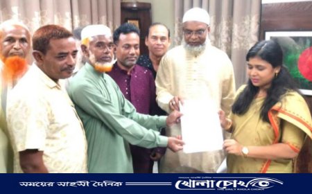 আত্রাইয়ে বৈষম্য দূরীকরণে বেসরকারি শিক্ষকদের মানববন্ধন