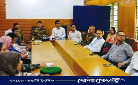 মহম্মদপুরে শারদীয় দুর্গাপূজা উপলক্ষে প্রস্তুতিমূলক সভা অনুষ্ঠিত