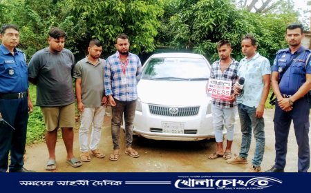 বিজয়নগরে ৫ ভুয়া সাংবাদিক আটক