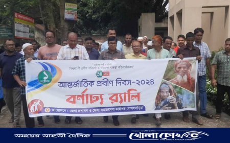 আন্তর্জাতিক প্রবীণ দিবস উপলক্ষে ব্রাহ্মণবাড়িয়ায় র‍্যালী ও আলোচনা সভা