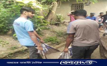 আত্রাইয়ে প্রবাসীদের নিজ আর্থায়নে মাদ্রাসার রাস্তার ঢালাই কাজ সম্পন্ন