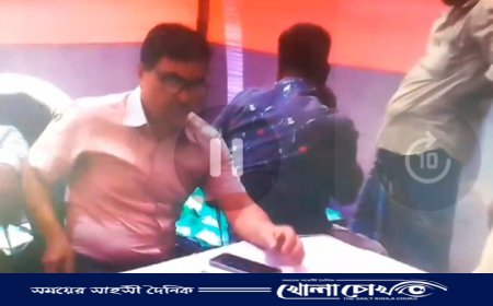 বাবার পরিবর্তে মেয়াদোত্তীর্ণ  ভ্যাকসিন দিলেন ছেলে, জনতার হাতে আটক তন্ময়  