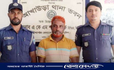 আখাউড়ায় টোকাই থেকে কোটিপতি শ্রমিক লীগ সভাপতি মুসলেম আটক