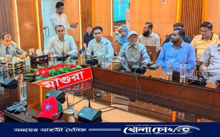 মাগুরায় সাংবাদিকদের সাথে নবাগত জেলা প্রশাসকের মতবিনিময় সভা