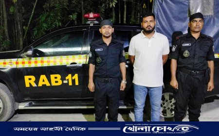 আদাবর থানার হত্যা মামলার আসামি নোয়াখালীতে যুবলীগ নেতা গ্রেপ্তার