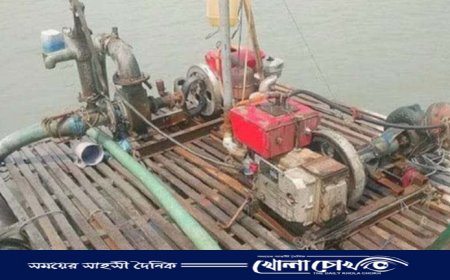 সদরপুরে ড্রেজার দিয়ে বালু কাটার অপরাধে ৩ মাসের কারাদণ্ড 