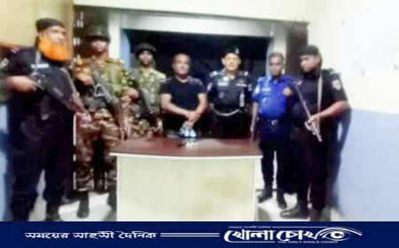 ব্রাহ্মণবাড়িয়ায় পিস্তল-কার্তুজসহ যৌথ বাহিনীর হাতে যুবলীগ নেতা গ্রেপ্তার