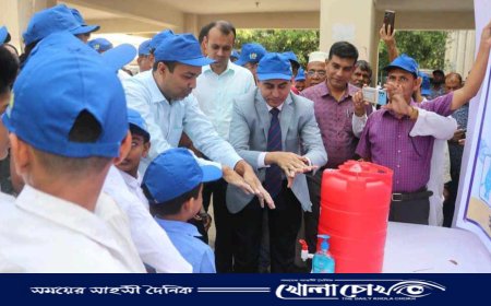 মাগুরায় বিশ্ব হাত ধোয়া দিবস পালিত 