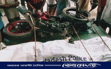 ফরিদপুরে সড়ক দুর্ঘটনায় মোটরসাইকেল আরোহী নিহত 