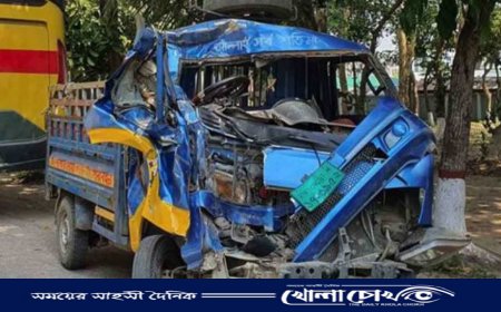 আখাউড়ায় পিকআপ ও প্রাইভেটকারের মুখোমুখী সংঘর্ষে চালক নিহত
