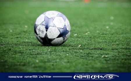 মাগুরায় নহাটা আর পি পি মাধ্যমিক বিদ্যালয়ের শতবর্ষ  উপলক্ষে ৮ দলীয় ফুটবল টুর্নামেন্টের প্রস্তুতি