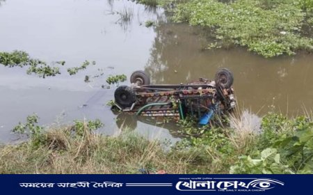 আত্রাইয়ে গাড়ী উল্টে ১গরু ব্যবসায়ী নিহত,আহত-৩