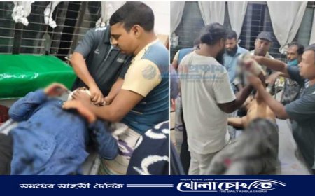 নওগাঁয় সন্ত্রাসী হামলায় বিএনপির ৪ নেতাকর্মী গুলিবিদ্ধ