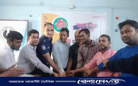 মিঠাপুকুরে সকালের বাণীর বর্ষপূর্তি অনুষ্ঠান উদযাপন