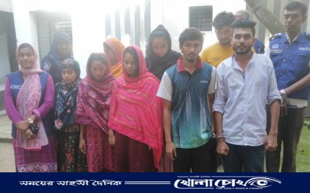 অসামাজিক কার্যকলাপে লিপ্ত থাকার দায়ে ব্রাহ্মণবাড়িয়ায় ৮ যুবক যুবতী গ্রেপ্তার