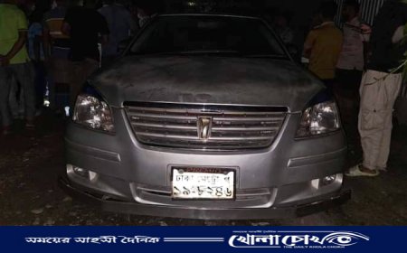 ফরিদপুরে প্রাইভেটকার এর মধ্য থেকে ‌এক ব্যক্তির ‌ মৃতদেহ উদ্ধার 