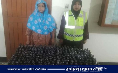 আদিতমারীতে ২৫০বোতল ফেনসিডিলসহ নার্গিস আক্তার গ্রেফতার