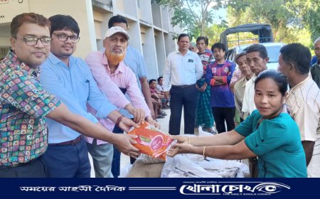 থানচিতে শীতকালীন সবজি বীজ, সার পেল ২৭০ কৃষক