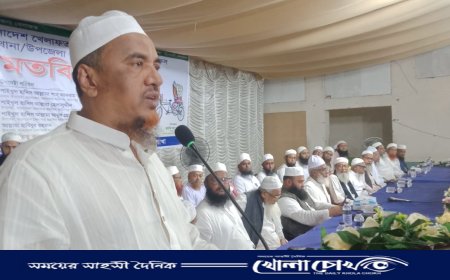 স্বৈরাচরী সরকার বিদেশে টাকা পাচার করে বাংলাদেশকে তলাবিহীন ঝুড়িতে পরিনত করেছে- মাওলানা জালাল উদ্দিন আহমদ