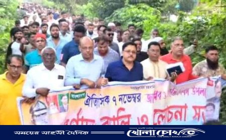 মাগুরার শ্রীপুর উপজেলা বিএনপি’র আলোচনা সভা ও বর্ণাঢ্য র‍্যালি 