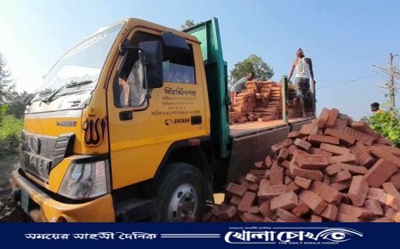 কোম্পানীগঞ্জে ইটবাহী ট্রাক চাপায় এক শিশুর মৃত্যু