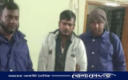 ভাঙ্গায় দেশীয় অস্ত্র সহ ডাকাত গ্রেফতারঃ পিকআপ জব্দ 