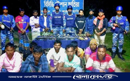 নোয়াখালীতে আগ্নেয়াস্ত্রসহ ডাকাত দল গ্রেপ্তার