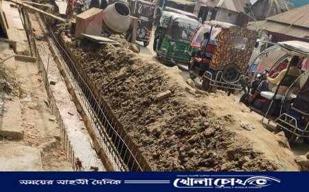 বিজয়নগরে তীব্র যানজট, ভোগান্তি চরমে