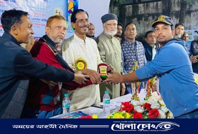 ফরিদপুরে আরাফাত রহমান কোকো স্মৃতি ক্রিকেট টুর্নামেন্টে পূর্ব খাবাসপুর বয়েজ ক্লাব চ্যাম্পিয়ন