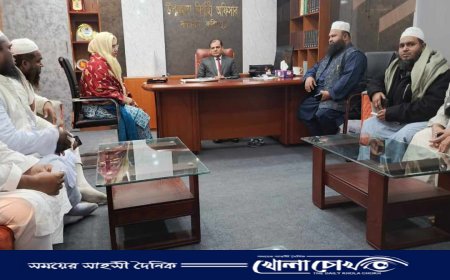 ইউএনও আল-মামুনের সাথে বাংলাদেশ খেলাফত মজলিস নেতৃবৃন্দের সৌজন্য সাক্ষাৎ