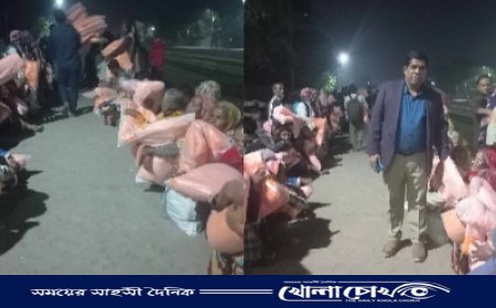 জেলা প্রশাসনের উদ্যোগে ব্রাহ্মণবাড়িয়ায় অসহায় মানুষের মধ্যে কম্বল বিতরণ