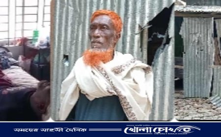 ভাঙ্গায় পূর্ব শত্রুতার জেরে বাড়িঘর গুড়িয়ে দিল প্রতিপক্ষরাঃ লুটপাট- মারাত্মক আহত -১