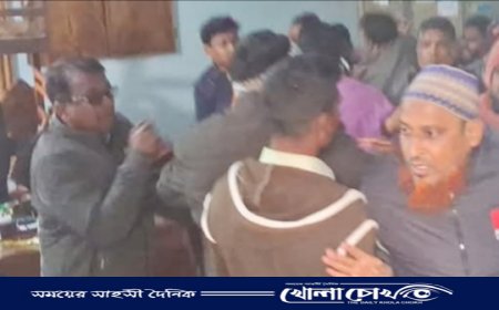 আক্কেলপুর মহিলা কলেজ অ্যাডহক কমিটির নতুন সভাপতি কে পিটিয়ে বের করে দিলেন জনতা