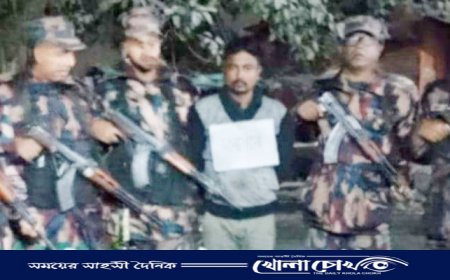 বুড়িমারীতে বিজিবির হাতে ভারতীয় অবৈধ মালামাল ও লরীসহ ড্রাইভার আটক 